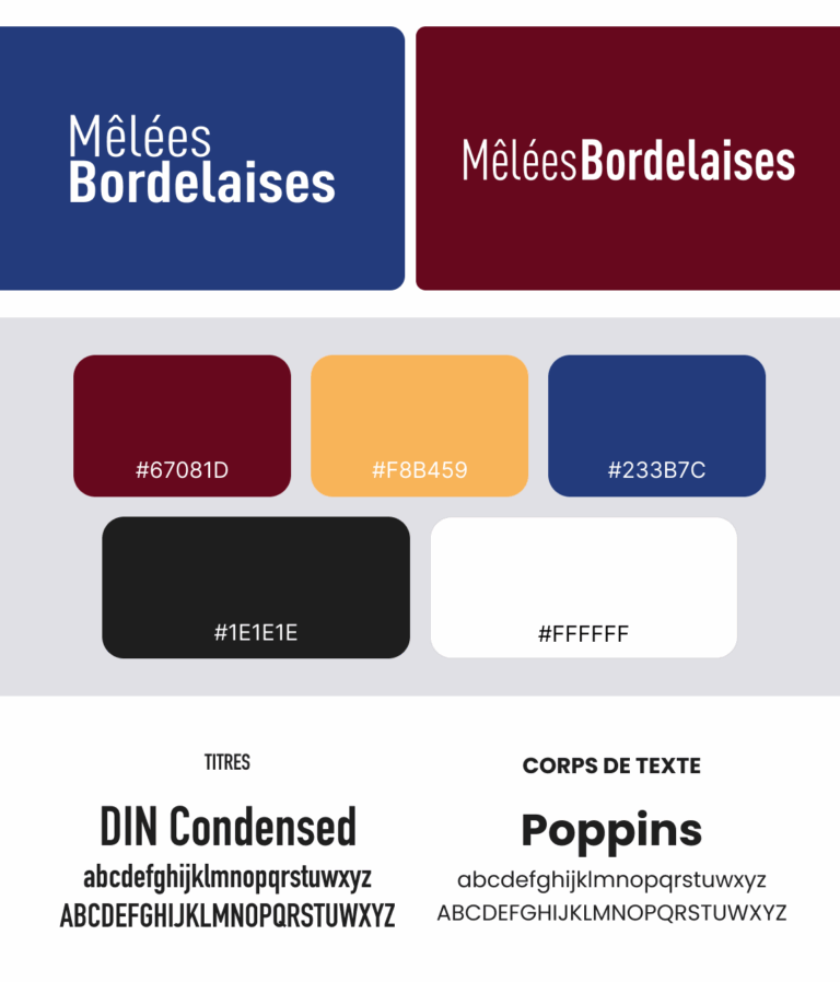 MêléesBordelaises - Charte graphique
